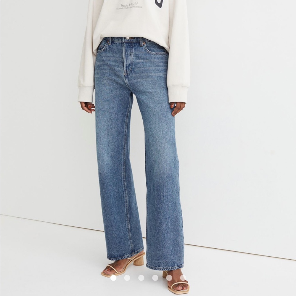 H&M Wide High Jeans size 4